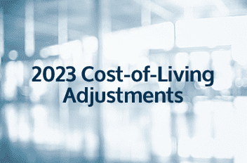 2023 Cost-of-living Adjustments - Cds